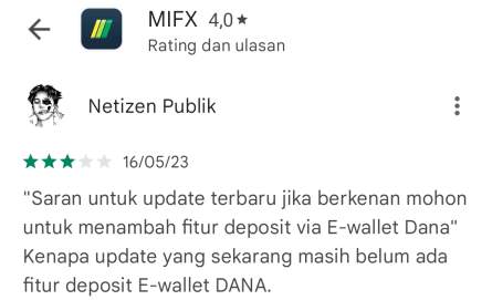 Deposit Masih Sulit di MIFX
