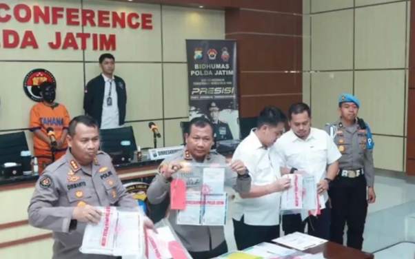 Polda Jatim Bongkar Kasus Penipuan Trading Senilai Rp3,4 Miliar