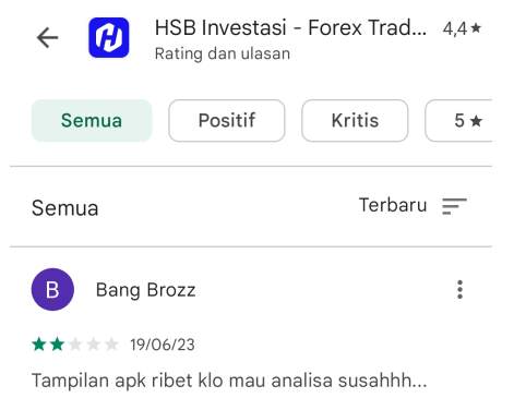 Tampilan HSB Terlalu Rumit