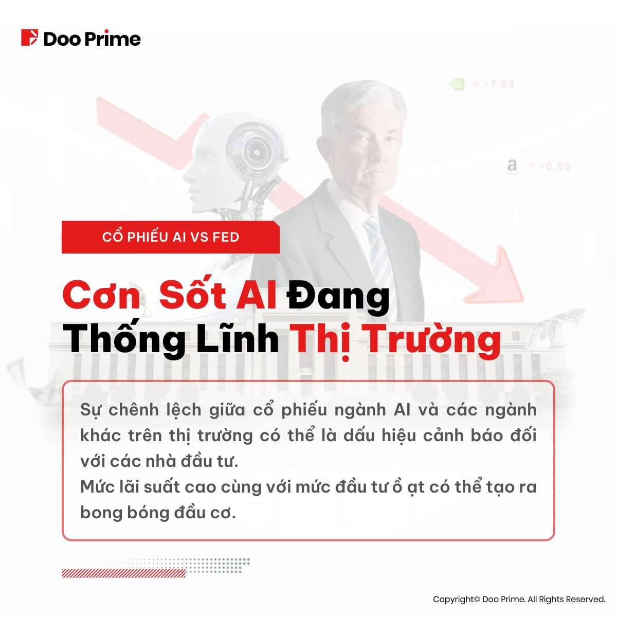 Cổ phiếu AI đối đầu Fed: Khám phá sự bất thường của cổ phiếu chứng khoán - Doo Prime