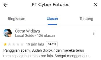 Staff Broker Cyber Futures Terus Meneror Pengguna Melalui Panggilan
