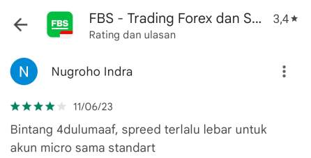 Pengguna FBS Kecewa dengan Spread yang Melar