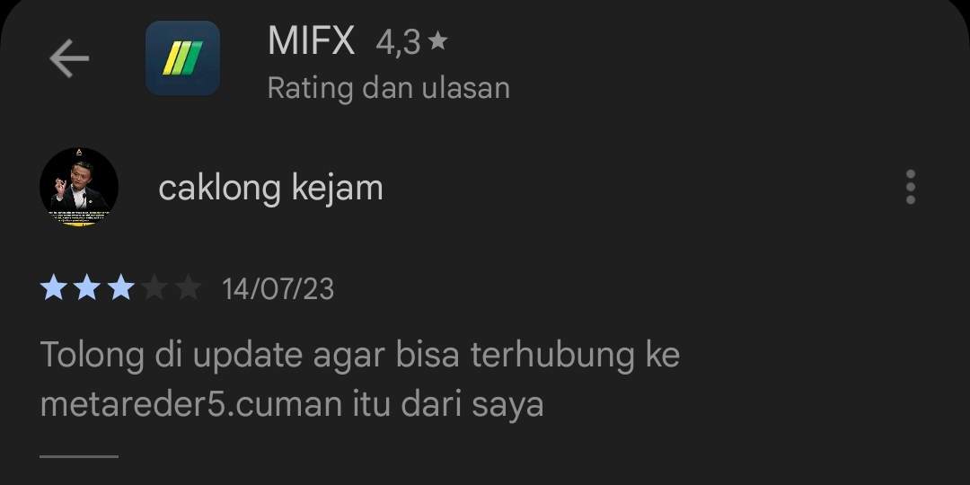 Kapan MIFX Bisa Terhubung Lagi dengan MT5?