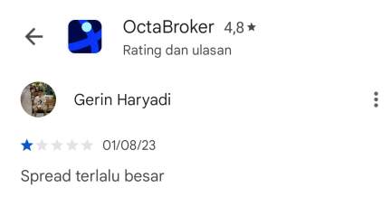 Keluhan Pengguna Terkait Spread Octa