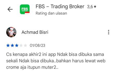 Platform FBS Sulit di Akses