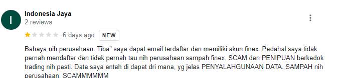Finex Dinilai Bahaya Oleh Seorang Nasabah?