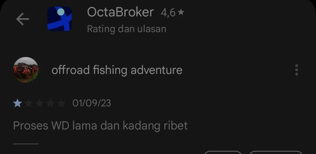 Penarikan Dana Rumit di Octa
