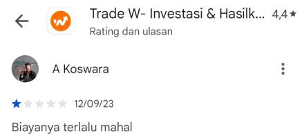 Fee Broker Trade W Tidak Masuk Akal!