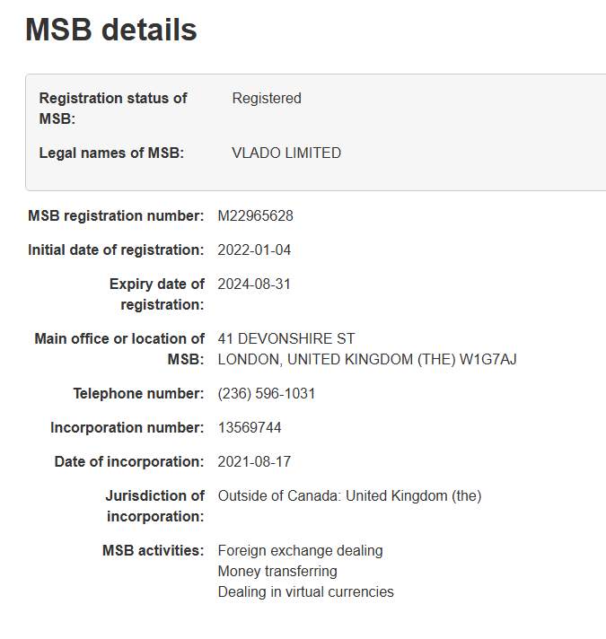 券商VLADO疑似马来西亚资金盘！无任何有效监管！