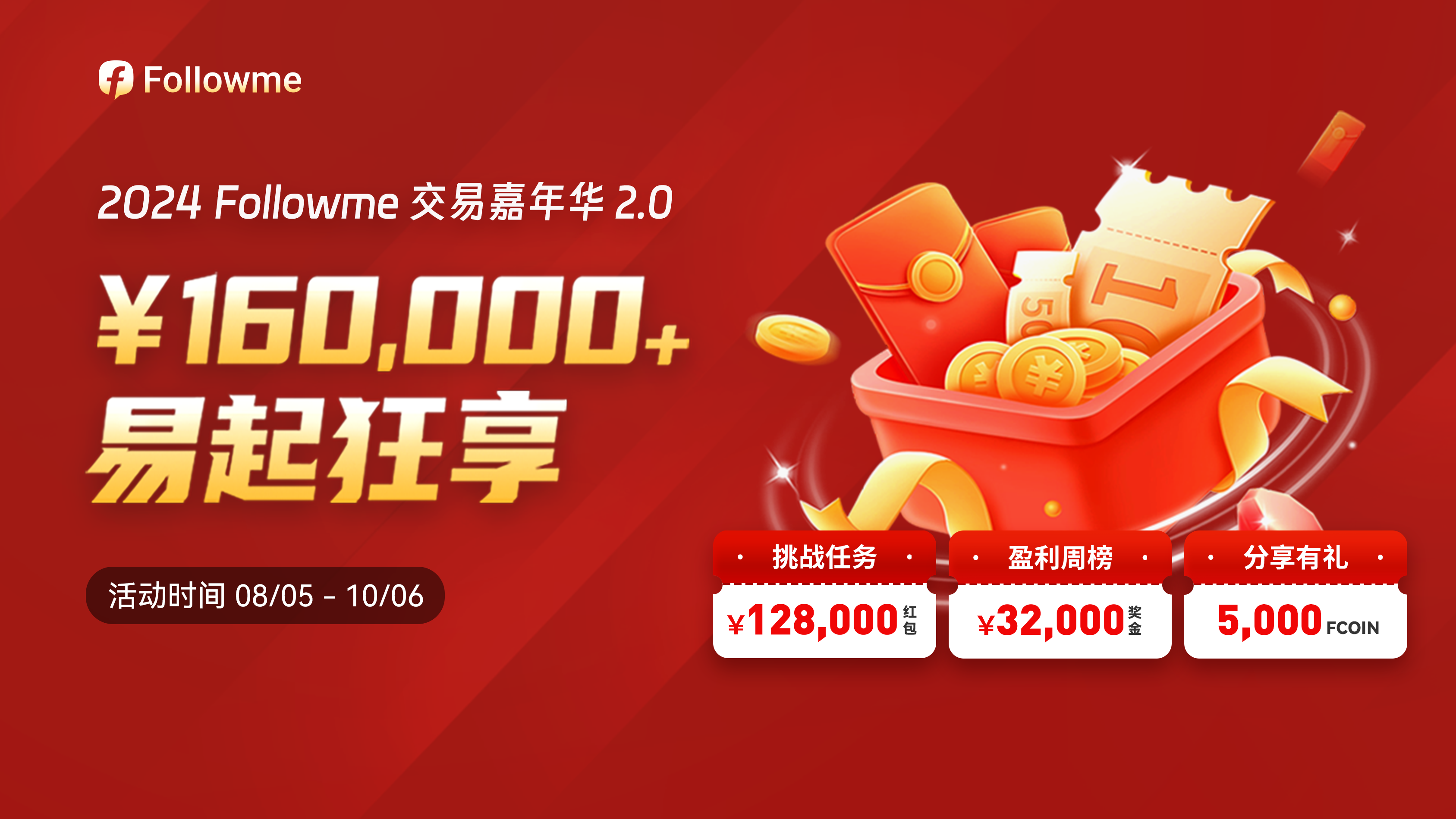 燃爆盛夏交易季,¥160,000 等你抱走!