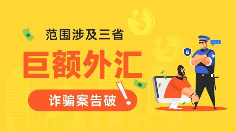 巨额外汇诈骗案告破，金额超9100万元！