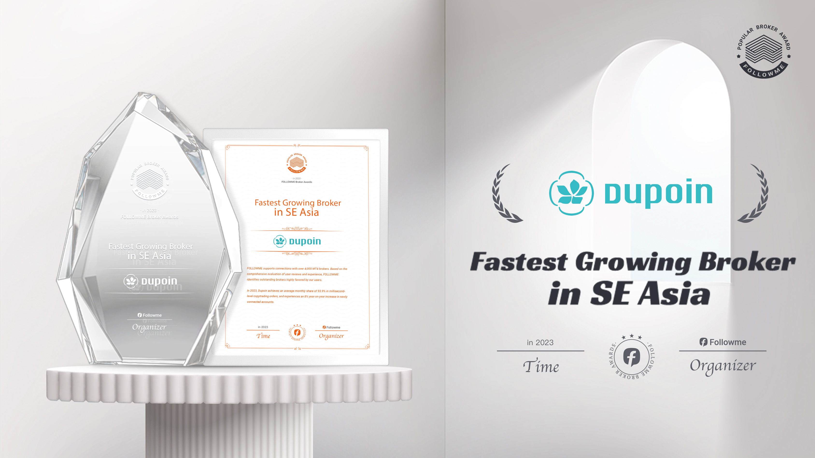Announcing the Winners of the 2023 FOLLOWME Broker Awards
