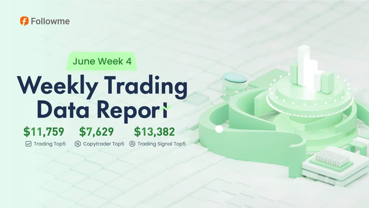 Weekly Data Report – June Week 4 | Spotlight on Top Traders & Their Profits