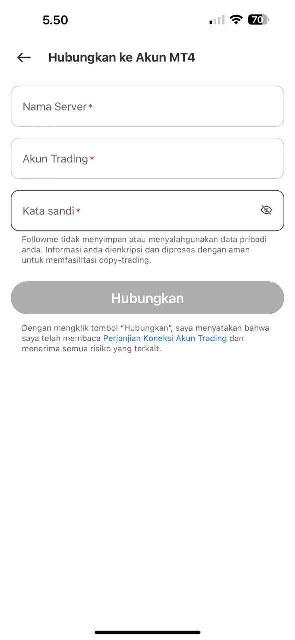 Hubungkan Akun = FREE 50 Points! 