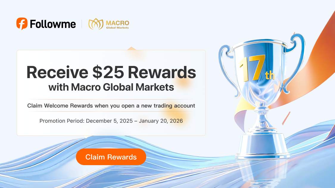 Receive $25 Rewards with Macro Global Markets!