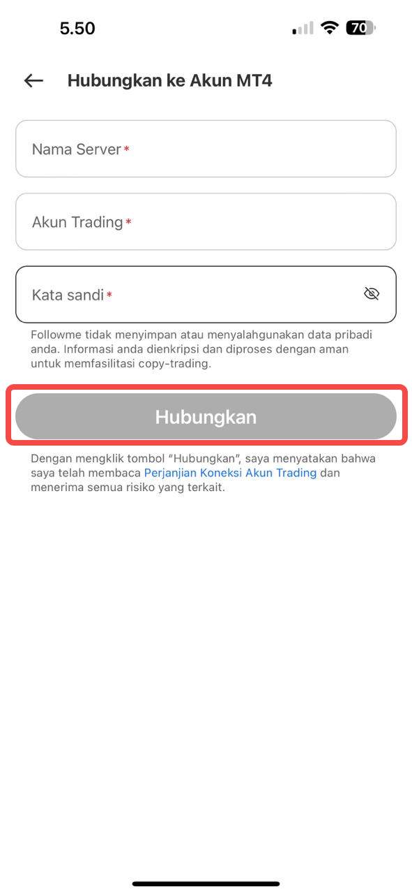 Hubungkan Akun = FREE 50 Points! 