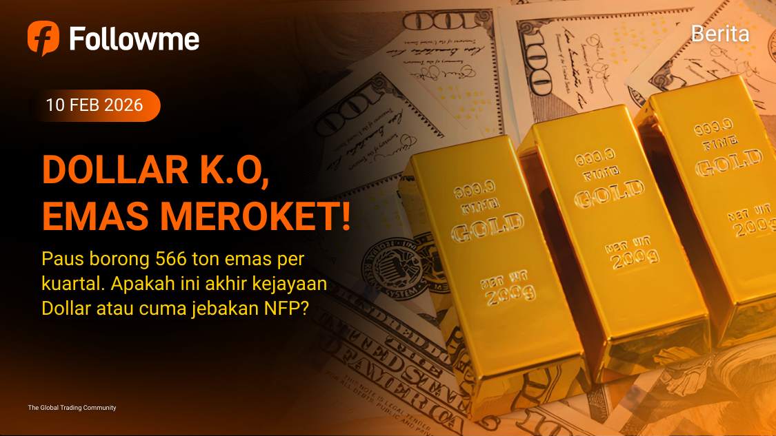 Emas Melaju ke $5.063 Saat Dollar Tertekan Jelang Data NFP AS