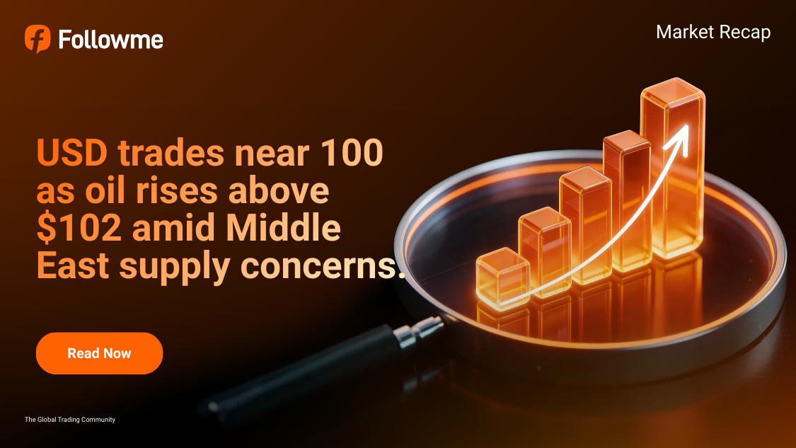 USD Consolidates Near 100 as Oil Prices Rise on Middle East Supply Risks