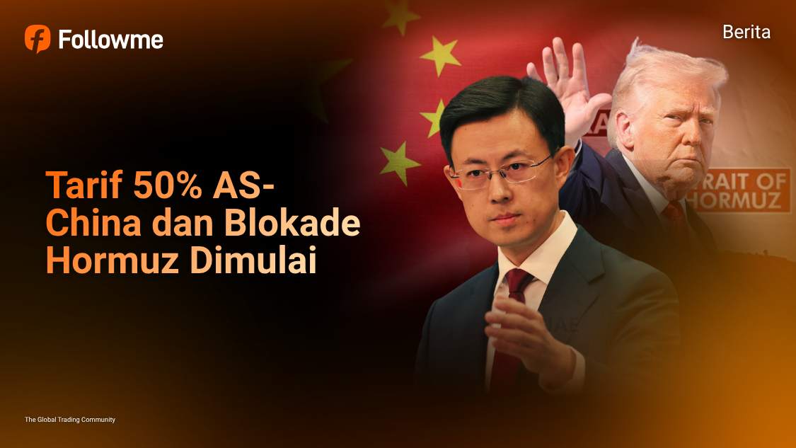 Trump Segel Hormuz: Tarif 50% Incar China, Minyak Tembus $100