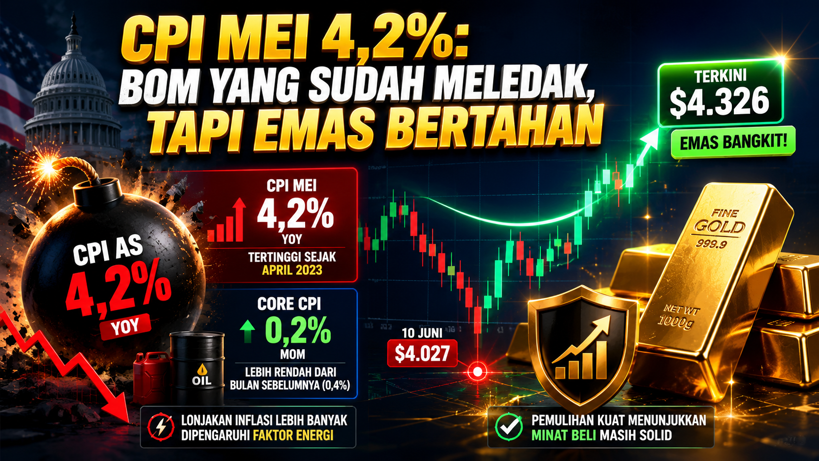 Prediksi XAU/USD Minggu Ini: Akankah Emas Melanjutkan Rebound Setelah FOMC?