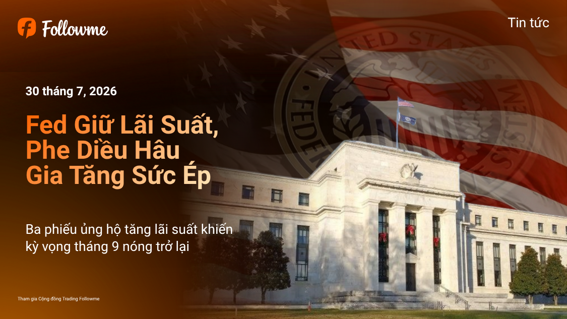 Fed Giữ Nguyên Lãi Suất, Phe Diều Hâu Gia Tăng Sức Ép