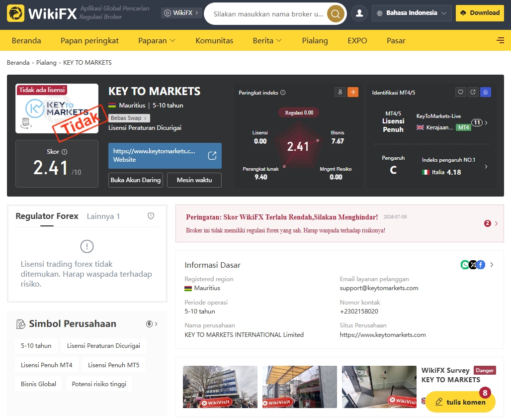 Kasus Key To Markets: Lisensi FCA Dicabut dan Riwayat Blokir BAPPEBTI Jadi Sorotan