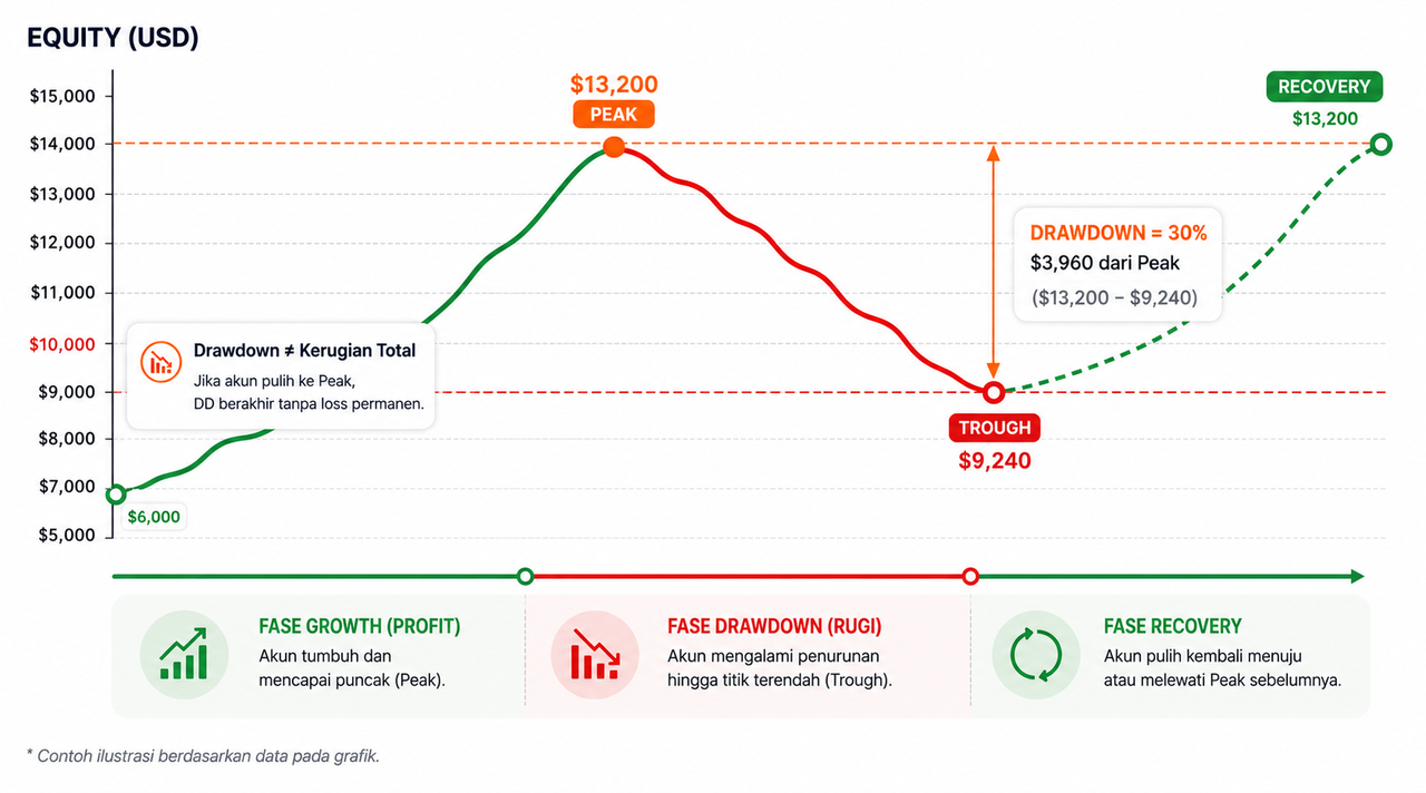Apa Itu Drawdown? Cara Menghitung dan Mengelolanya agar Trading Tetap Aman