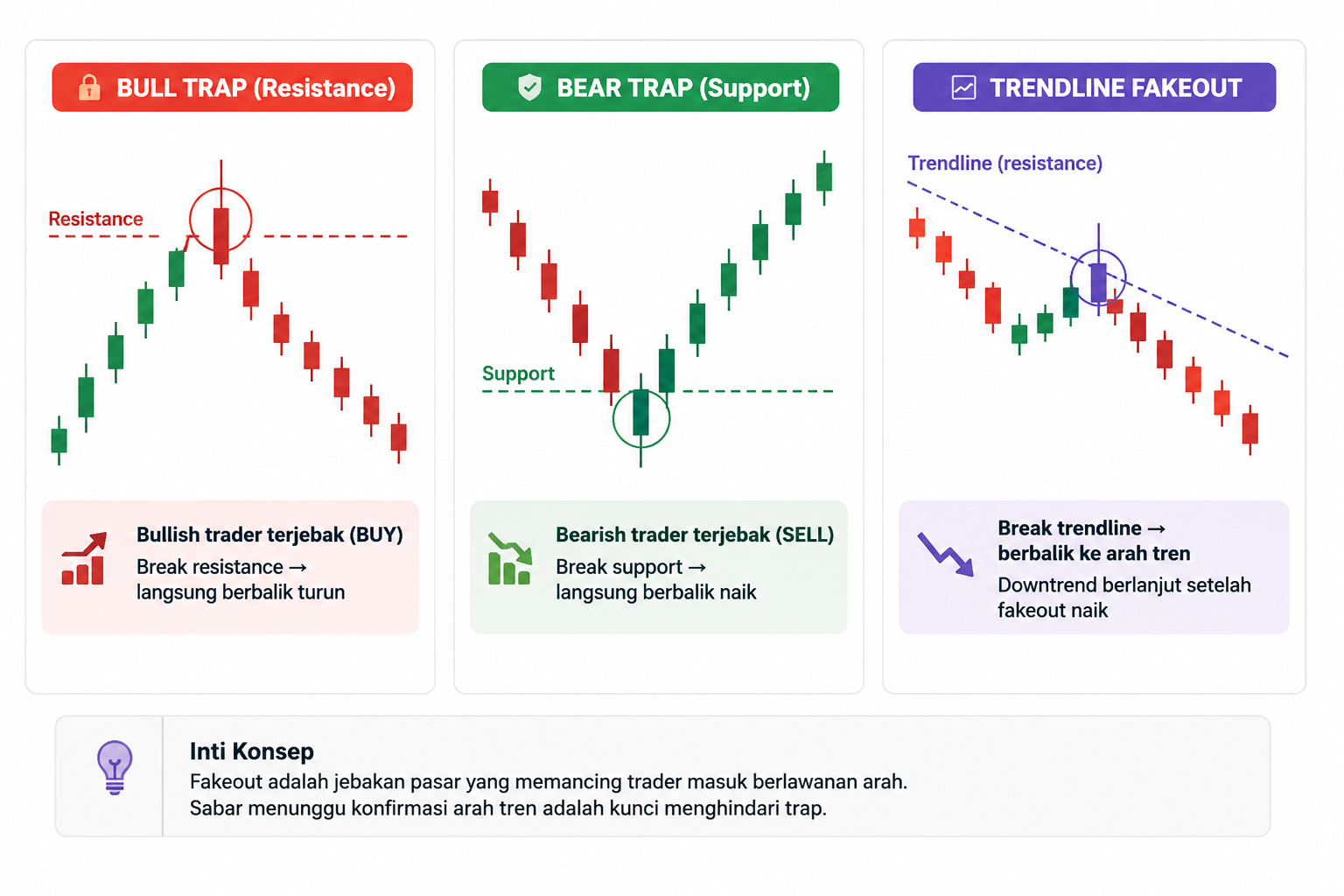 Fakeout: Cara Mengenali Breakout Palsu dan Strategi Entry yang Tepat