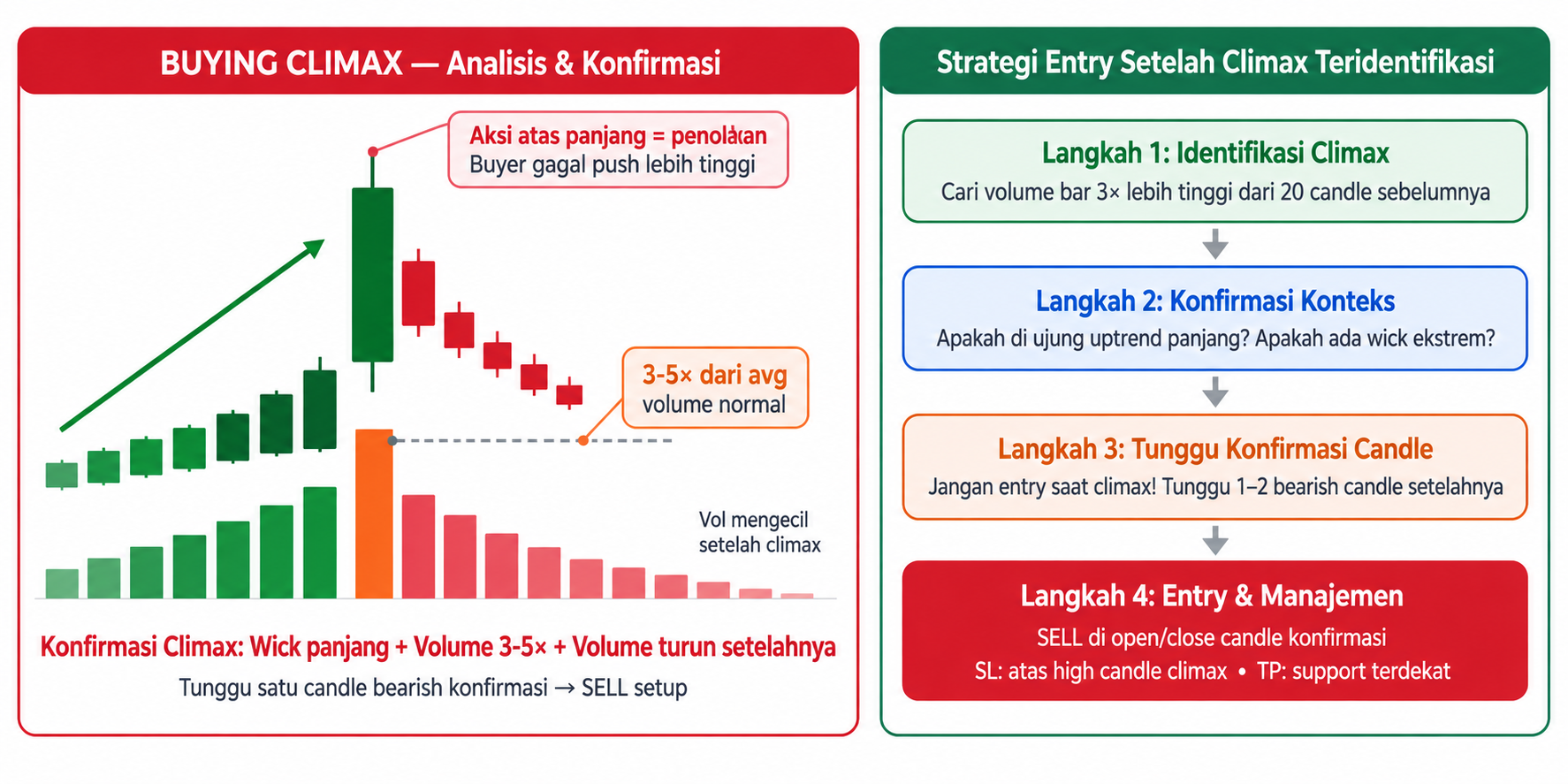 Volume dan Konfirmasi Tren: Breakout, Volume Spike, dan Volume Climax