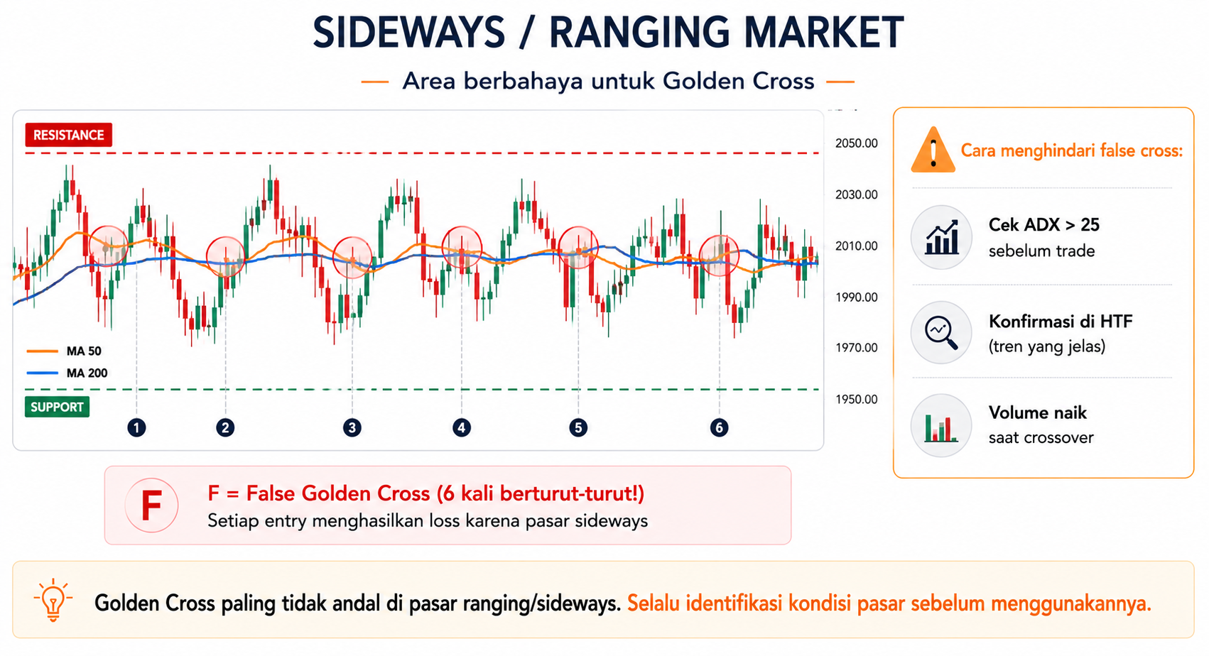 Apa Itu Golden Cross? Cara Membaca Sinyal Bullish yang Sering Dipakai Trader