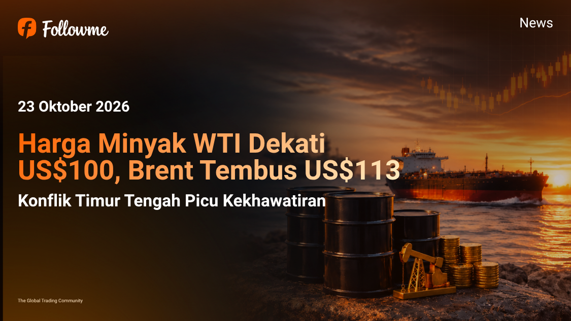 Harga Minyak WTI Dekati US$100, Brent Tembus US$114! Konflik Timur Tengah Picu Kekhawatiran Pasokan