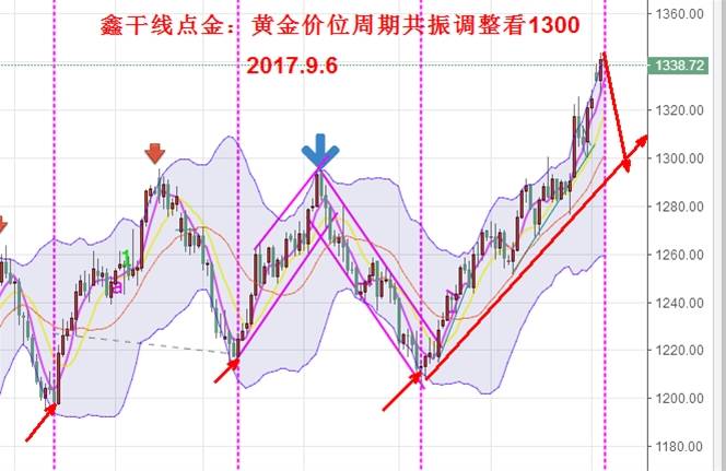 Followme黄金,点金,调整,共振,干线,给出