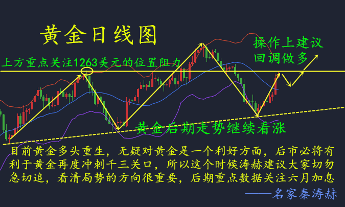 秦涛赫：泄密门助推黄金多头，5.18黄金走势分析空单解套