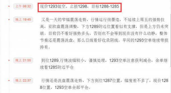 贺纳金海：暂时不追多，守住1298不改震荡节奏