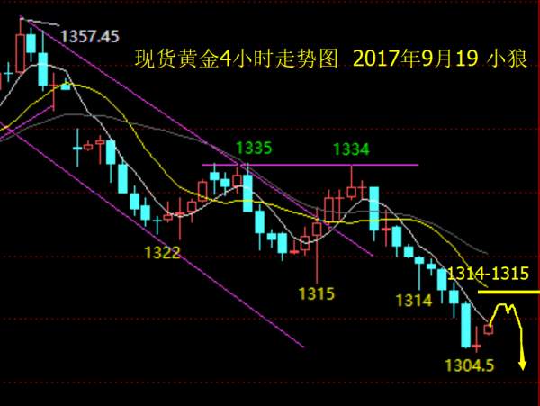小狼：黄金坚决做空，亚盘反弹欧美盘选点