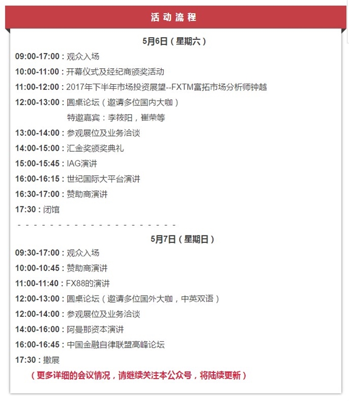 全球金融公司五月齐聚深圳，这场金融饕餮盛宴怎容错过