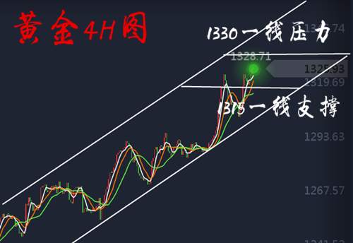 胡丁杰：黄金大好河山一片红！你真的甘心？看我后市操作一本万利！