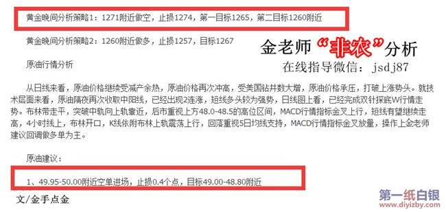 金手点金：10.6非农数据利空，原油黄金多单被套怎么办？