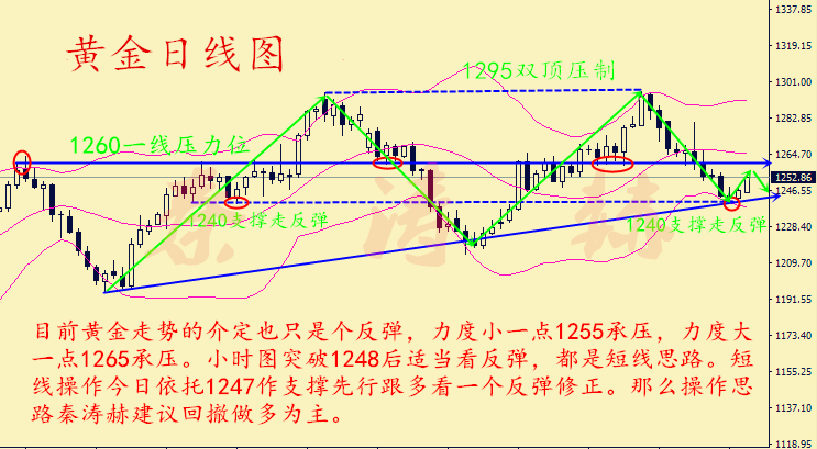 秦涛赫:周线收官金价能否延续涨势,6.23黄金空单解套建议