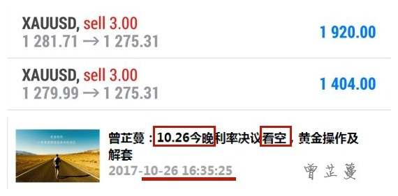 曾芷蔓：10.28黄金暴涨实为下周非农蓄势，黄金操作及解套