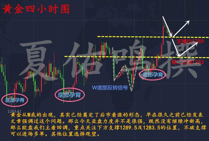 夏佑鸣：11.20机构砸盘黄金多头大趋势不变，空单如何解套