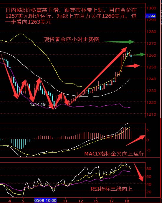 任辰逸:5.18初请公布黄金白银原油行情分析及操作策略