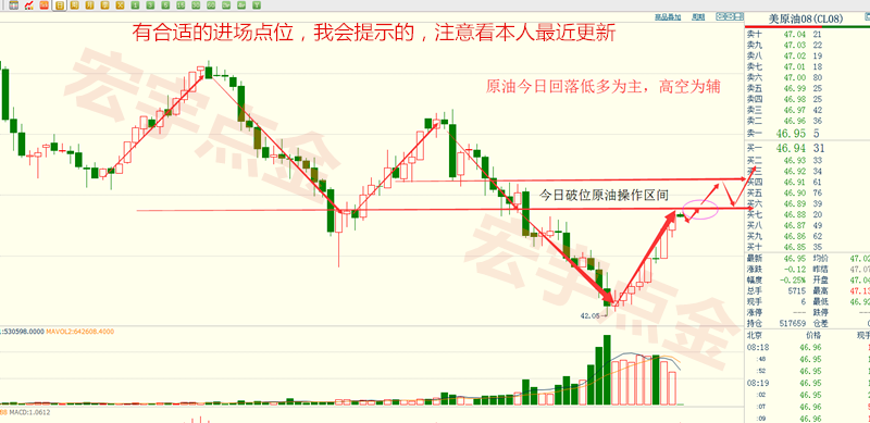 宏宇点金:7.4黄金行情走势分析,原油今日欧美盘操作策略