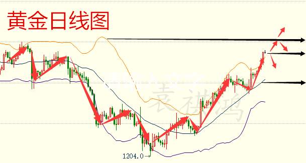 袁祺鸿：7.23下周黄金目标1260，回落做多为主