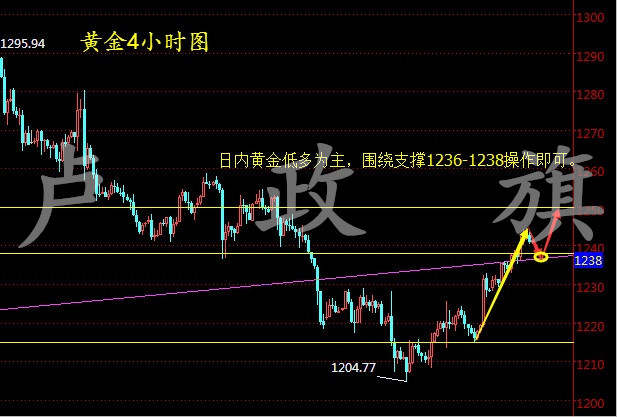 卢政旗7.19两个因素合力打压美元，黄金原油后市操作策略