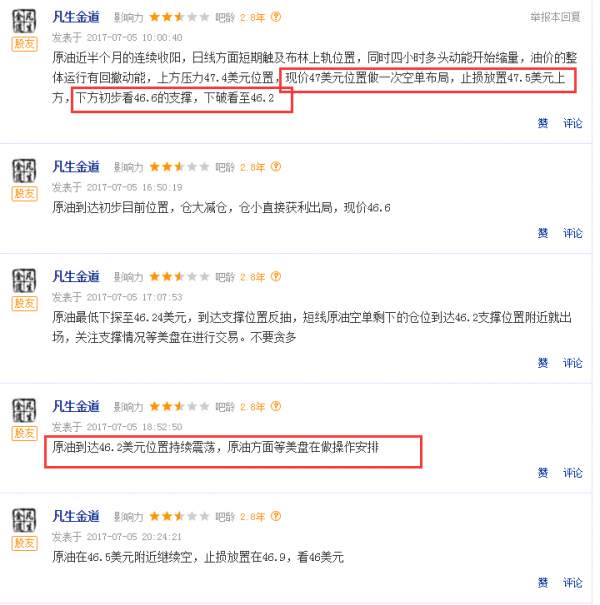 凡生金道：黄金短线依然看震荡，原油45.5可空
