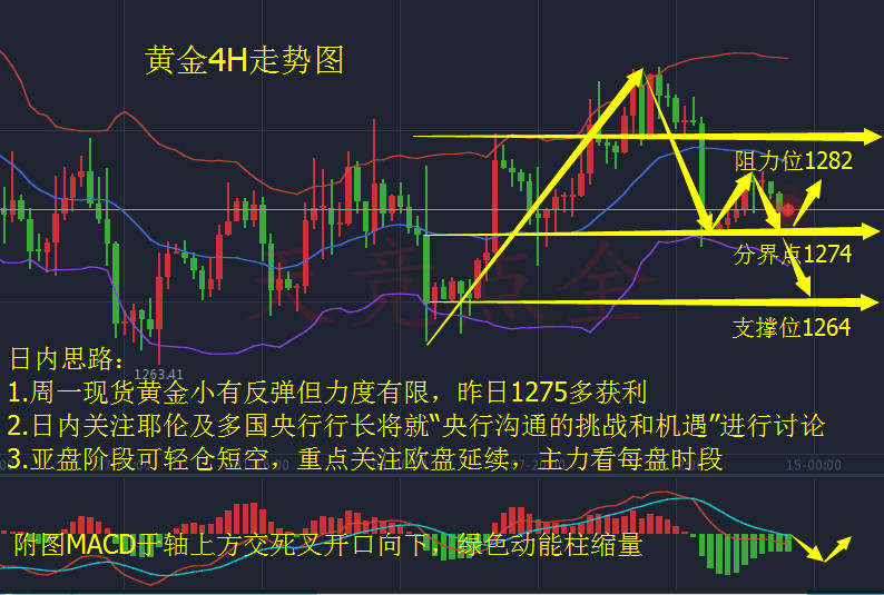 天竞点金：11.14黄金暴跌后如何操作？晚间行情分析及操作建议