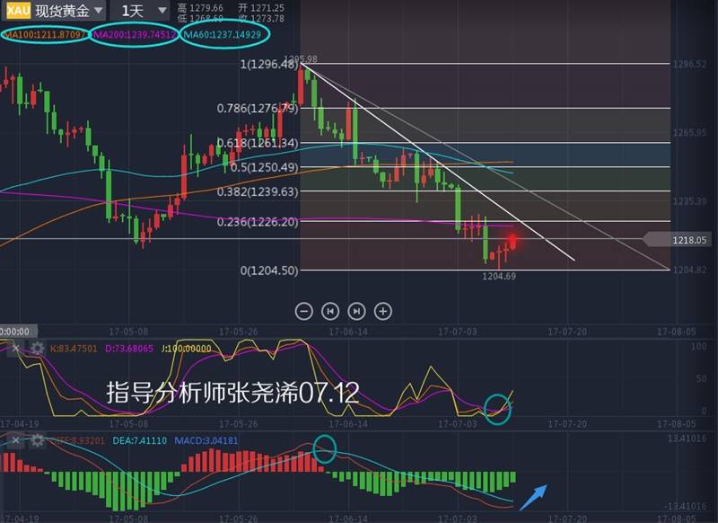 张尧浠：金价刺激反弹下行风险依在、关注耶伦证词行情