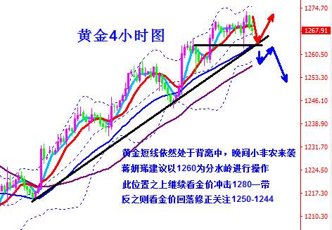 蒋妍琋：“小非农”及EIA再次强势来袭 黄金原油操作建议