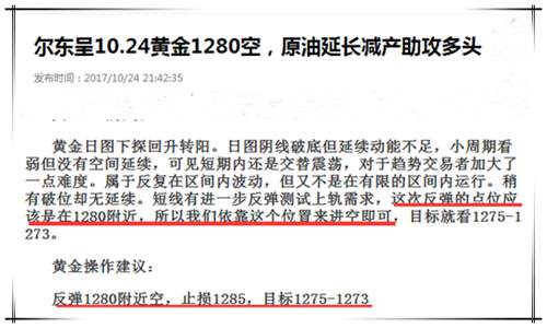 尔东呈10.25黄金高空低多，原油回调52.0附近多